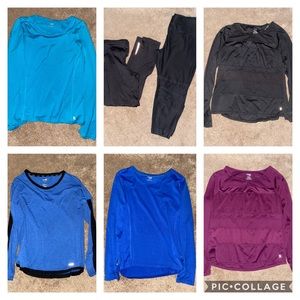 Women's XL workout clothes lot